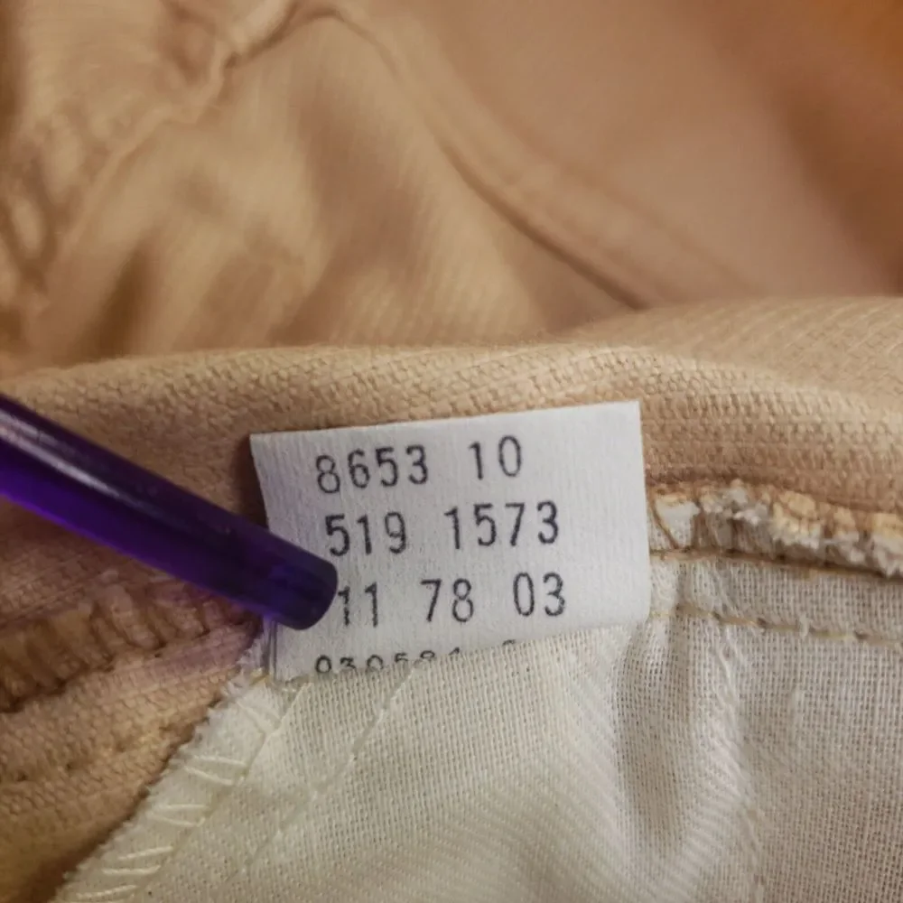 Vintage Levis 519 Corduroy Pants Mens 28x32 Orange Peach Straight Skinny 90s 80s